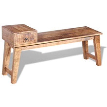 vidaXL Panchina Panca da Giardino Esterno con Cassetto Legno 120x36x60 cm