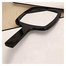WXL Specchi da Tavolo Specchio per Il Trucco Specchio Portatile Portatile Square Looking Garden Specchio cosmetico con Manico Accessori per la Decorazione Domestica Specchio Trucco con LED