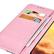 Robinsoni Custodia Compatibile con LG Q60 Cover Libretto Magnetica Cover Portafoglio Pelle PU Antiurto Cover Silicone Taccuino Cover 360 Gradi Animale Stampato Telefono Custodia Giglio