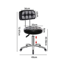 XZGang Multifunzione metallo sgabelli da bar, Negozio di abbigliamento del cassiere del supermercato Chair 360 ° di rotazione Ascensore Tempo libero Sgabello Barbershop Beauty Sgabello Crea vita sempl