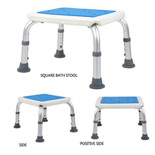 SMEJS Regolabile Leggero Doccia panchina, Doccia Sgabello con Imbottito SeatShower Bagno banco Sedia for Anziani, Disabili idromassaggio Sedili Doccia for Adulti