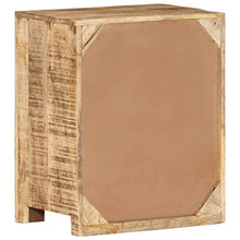 vidaXL Comodino Arredamento Comò Tavolino Notte Arredo Stand Tavolinetto Mobili Camera Letto Cassettiera Madia Legno di Mango Grezzo Massello