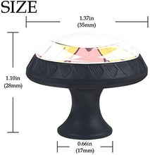 Banana Cartoon Pomelli per Porta Set di 4 Pomelli per Mobili Manopole per Cassetti Cucina Armadio Vetro