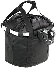 LIYT Carrello Spesa Bike, Folding Bike Carro Davanti Rimovibile Bike Pet Carrello Pet Dog Cat Coniglio Carrier Camping Borsa,Nero