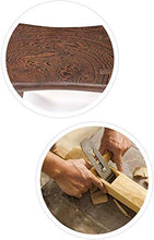 JT- Sgabello semplice per sala da pranzo, sgabello alto in legno massiccio non verniciato, sgabello rettangolare resistente (dimensioni: 34 x 18 x 33 cm)