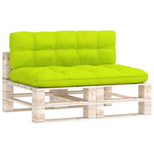 Buyounger Cuscini per Divano Pallet 2 pz Verde Brillante