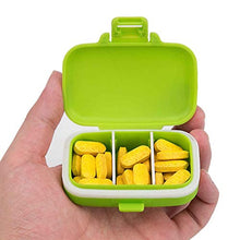 XLKJ 4 Pezzi Portapillole Tascabile Giornaliero,Mini Portapillole Settimanale Mini Box per Pillole