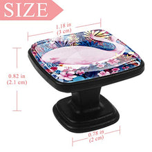 Fiore di balena rosa 4 PCS Pomelli per Porta, Pomolo per Mobile, Pomelli per Mobili con Viti, Maniglia per Armadietto, Pomelli per Porta, Pomelli per Cassetti per Porta, Armadio, Cassetto e Credenza