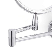 ZCCL Specchio per Il Trucco con Specchio per Il Trucco a Parete Specchio per Il Trucco da Bagno bifacciale 7"Ingrandimento 1X / 5X Specchio da Bagno Regolabile Tipo Rotondo Specchio cosmetico di