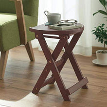 AJH-Sgabelli da Bagno Sedie Pieghevoli Multiuso Gomma Legno Antiscivolo Cuscinetto anticorrosivo Forte Moda Portatile Creativo Bar Cambia Scarpe Cibo