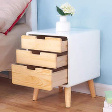 MMWYC Comodino Mobili Camera da Letto Moderna Multi-Funzione Semplice -3 Cassetti Solid graziosa Comodino Legno Comodino Governo di immagazzinaggio