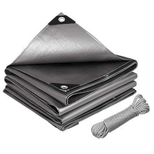 Laneetal Telone Impermeabile per Esterno PE 4x8m 280g/m² Rinforzato con Occhielli Copertura per Mobili Camion Piscina Corda di 16 cm