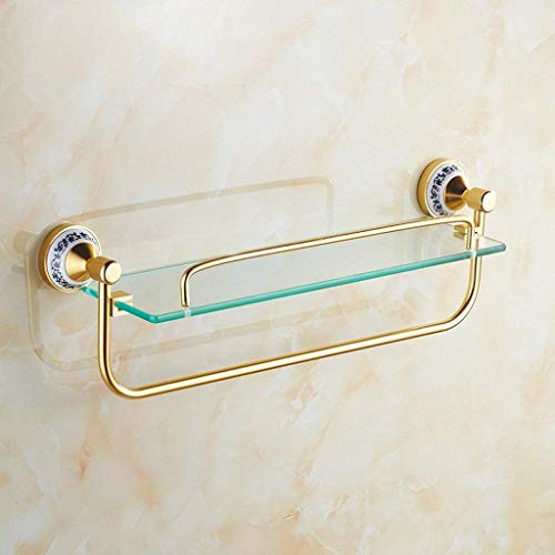 NHLBD Mensola da Bagno, mensola portaoggetti - Bagno Mensola Parete Doccia Caddy in Acciaio Inox Rack di stoccaggio for Il Bagno Accessori for la Cucina con partizione portasciugamani Bagno