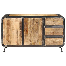 vidaXL Credenza Vintage Armadietto Madia Arredo Casa Cassettiera Dispensa Vetrina Arredo Soggiorno Armadio Arredamento Legno Massello di Mango