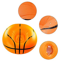Sedia Gonfiabile all'aperto della Chaise-Lounge del sofà - sofà Gonfiabile di Forma del Modello di Pallacanestro della Sedia di Calcio, Ideale per la Camera da Letto dell'interno del Salone