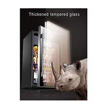 Armadio per Vino Indipendente, Porta in Vetro temperato LCD a Doppio Strato in Acciaio Inossidabile con Display LCD per casa/Ufficio