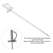 Rockyin Moda riutilizzabili Non tossico di Frutta in Acciaio Inox stuzzicadenti Cocktail Decorazione