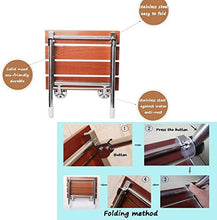 Sgabello multifunzionale Sgabelli da parete in legno pieghevoli Sgabelli da parete a parete Sgabello Sedile Sgabello Pieghevole Legno Pieghevole Scarpe da cambio Sgabello per anziani / disabili Sgabel
