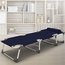LLSS Lettino Prendisole, Lettino Pieghevole, 190 * 64 * 32 cm, carico statico, Resistente alla ruggine, con Tessuto Sintetico Traspirante, Schienale Regolabile in 4 Posizioni