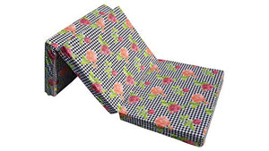 Natalia Spzoo – materasso pieghevole 195 x 65 x 10 cm con il nucleo in schiuma e il coprimaterasso sfoderabile, materasso cubo