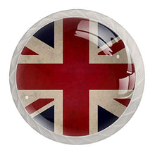 bandiera britannica 4 PCS Pomelli per Porta, Pomolo per Mobile, Pomelli per Mobili con Viti, Maniglia per Armadietto, Pomelli per Porta, Pomelli per Cassetti per Porta, Armadio, Cassetto e Credenza