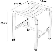 Bath Chair Sedia a rotelle Bagno Sgabello Bagno in Acciaio Inox Sgabello Sedile Anziani disabili Bath Chair Sicurezza