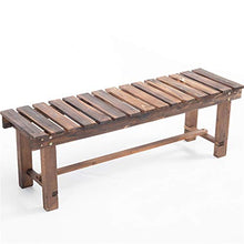 AWX-Flower stand Panca con Scarpetta da Banco in Legno - Forest Garden Forest Sleeper Bench