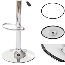 Mendler Set 2X Protezioni Gomma per Pavimenti per sgabelli con Base Rotonda T844 Ø 45cm