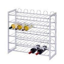 Zeller 27360 Portabottiglie di Vino, Argento, 68x26.5x63 cm, metallo