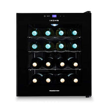 CREATE IKOHS WINECOOLER L - Cantinetta da 16 bottiglie, 46 l, 70 W, luce LED, display digitale, 3 ripiani, doppio isolamento, zone con temperatura da 11 a 18 gradi, ripiani in acciaio inox