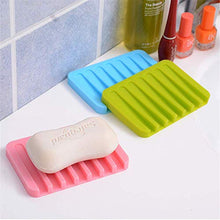 ZFFSC Detersivo per Piatti 3pcs Bagno Flessibile Bagno Silicone Sapone Storage Storage Holder SOAPBOX Piastra Vassoio Detersivo per Piatti