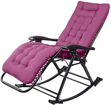 XLYYHZ Sedia Zero Gravity Sedia reclinabile ， Sedia a Dondolo Zero Gravity Lounge con Cuscino Imbottito per Adulti in Soggiorno Pieghevole Leggera | Sedie da Giardino reclinabili per Esterni sedie
