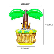 HaavPoois Secchiello per Ghiaccio Gonfiabile, Secchiello per Bevande Ghiacciate per Feste in Piscina, Buffet Gonfiabile più Fresco per Spiaggia Allaperto, 70 * 30 * 68 cm