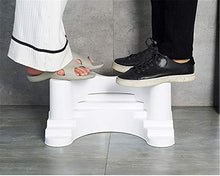 Sgabello Toilette Per Lavarsi I Denti, Bagno Squatty Sgabello E Pedicure Foo Trest, Squat Position Aiuto Alleviare Costipazione,Grigio