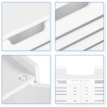 Mobile per Bagno Sottolavabo, Mobiletto per Lavandino, Mobile da Terra Bagno, Mobiletto Multiuso con Doppia Anta, Bianco, 60 x 30 x 60 cm