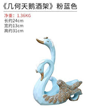LHQ-HQ Decorazioni Arte Artigianato Swan armadietto del Vino a casa Vino Rack Mobile TV Decorazione Pratico Regalo 2