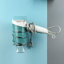 Yardwe Porta asciugacapelli da Parete Bagno in Acciaio Inox Supporto per asciugacapelli a Muro