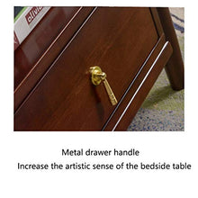 Comodino In massello Comodino, 2-Tier Tavolino Tavolino con cassetto, dell'organizzatore di immagazzinaggio e Open Table Shelf Camera Comodino Comodini letto ( Color : Light brown , Dimensione : B )