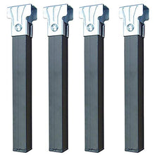 Imex El Zorro Set di 4 piedini a molla senza ruote, metallo, neutri, 275x30x30 mm