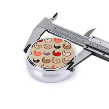 Moderno motivo cachemire beige rosso grigio e corallo rotondo pillola contenitore 3 scomparti in metallo medicina caso vitamina organizzatore titolare scatola decorativa per viaggi all'aperto
