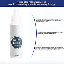 Spray per Muffa, Nuovo Spray per la rimozione della Muffa 2020, rimuove e previene Le Macchie di Muffa per la Parete di casa o Il Bagno Sicuro ed Efficace - - 100ML
