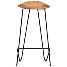 Sgabelli da Bar 2 Pezzi Sala da Pranzo Cucina Sgabelli da Pub Stile Industriale 41x36x76 cm Barbar in Legno massello di Acacia