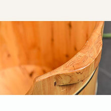 YLL Canna per pediluvio Cedar pediluvio - Piedi ammollo Secchio, Robusto Legno barile for Spa, Massaggi, Sauna (36 cm di Altezza)