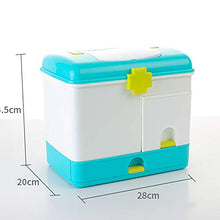 SUMMER HOME Kit di Pronto Soccorso per Uso Domestico PP Medicine Scatola di immagazzinaggio per uffici Pill Organizer per Viaggi Camping Container