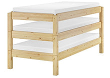 Erst-Holz Moderno futon IMPILABILE per Materasso 90x200 in Pino con doghe rigide 60.48-09