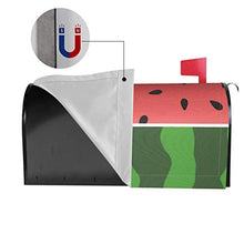Copertura magnetica per cassetta delle poste, motivo anguria rossa e verde, design unico, per decorazione da giardino, dimensioni standard, 53 x 45 cm