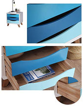DGHJK Mobili per la casa, Comodino Moderno Nordico con ripiano per Camera da Letto a 3 cassetti 48 x 40 x 50 cm