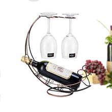 MTYLX, scaffale per vino, decorazione semplice, moderno, contenitore per vino, creativo, organizer per bottiglie di vino, per casa, cucina, bar, multifunzione, bronzo