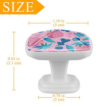 Frutto rosa 4 PCS Pomelli per Porta, Pomolo per Mobile, Pomelli per Mobili con Viti, Maniglia per Armadietto, Pomelli per Porta, Pomelli per Cassetti per Porta, Armadio, Cassetto e Credenza