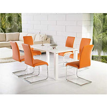 QinWenYan Sgabelli da Bar 2 sedie da Cucina da Cucina con robuste Gambe in Metallo Sedia da Bar (Color : White*2, Size : One Size)